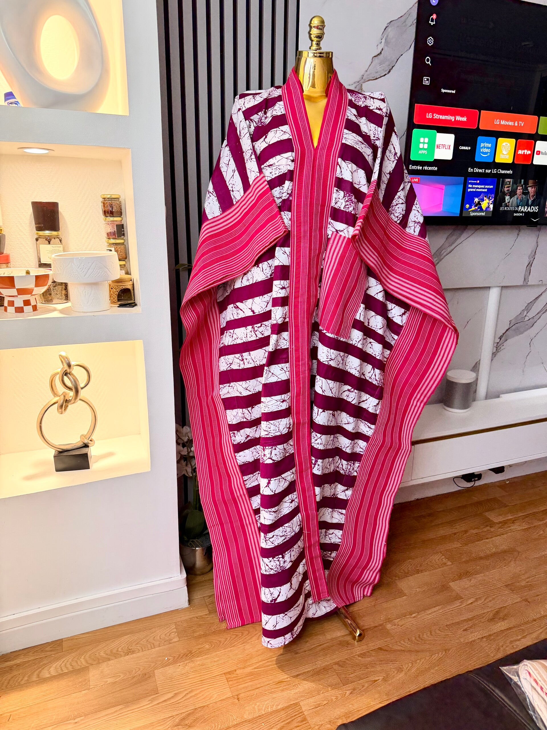 Robe en asoke  et wax