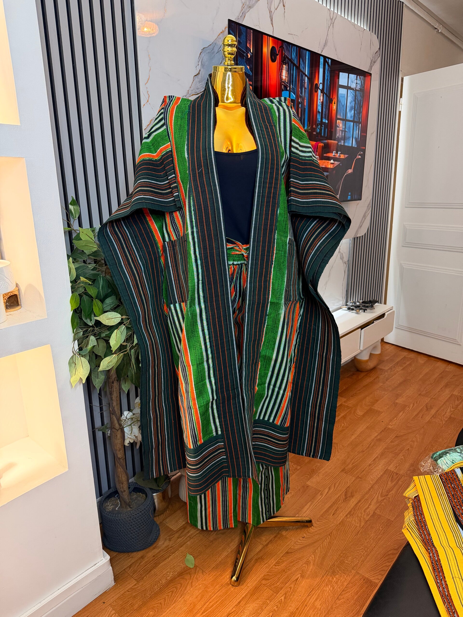 Ensembles Pantalon & Kimono en Osake et Wax