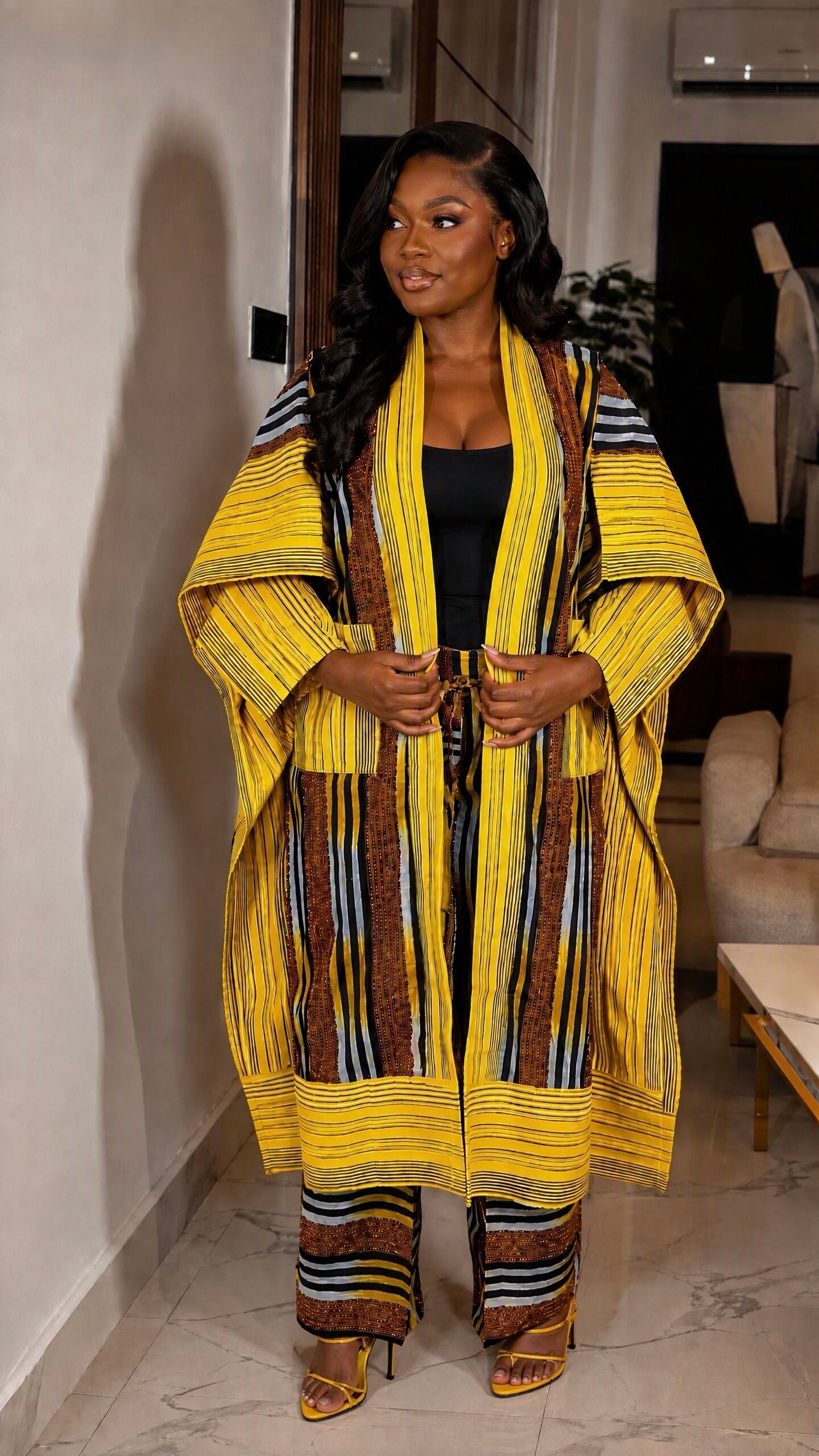 Ensembles Pantalon & Kimono en Osake et Wax
