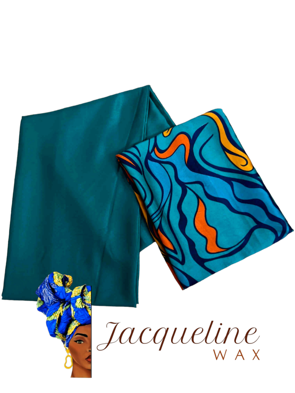 Soie imprimée deux tons