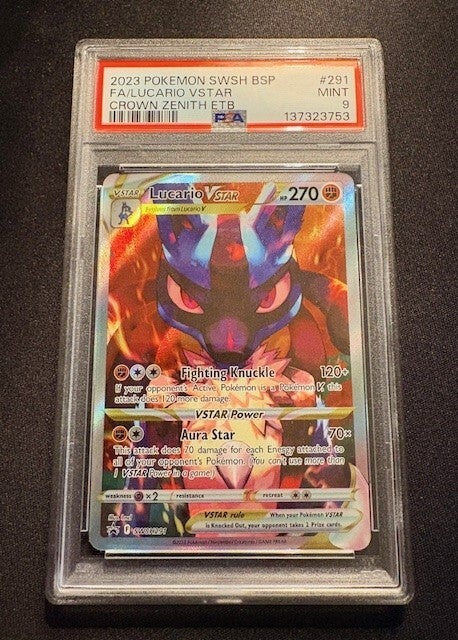 Lucario vstar PSA 9