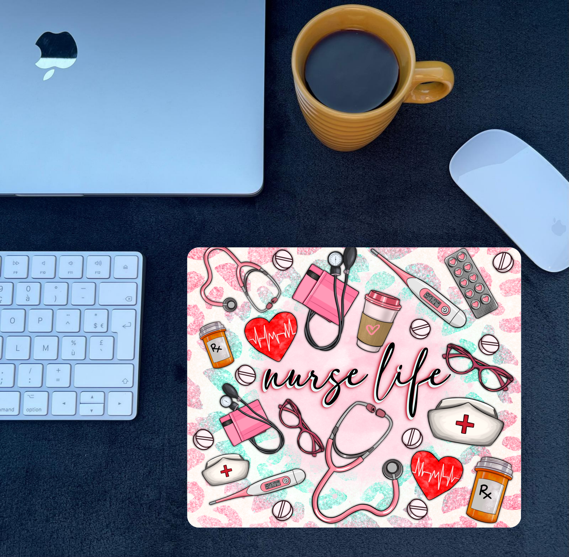 Nurse life mousepad