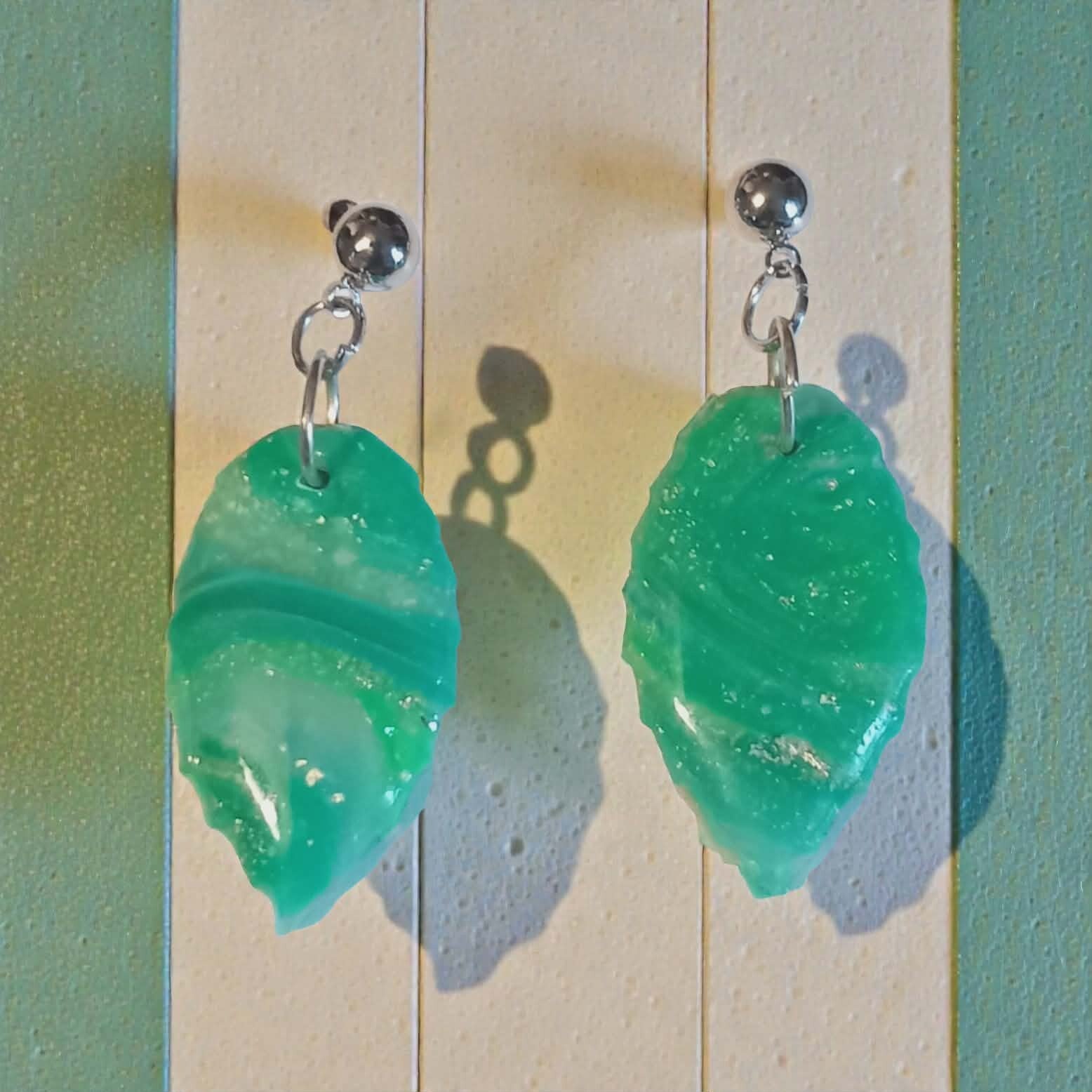 925 silver finding Clay earrings