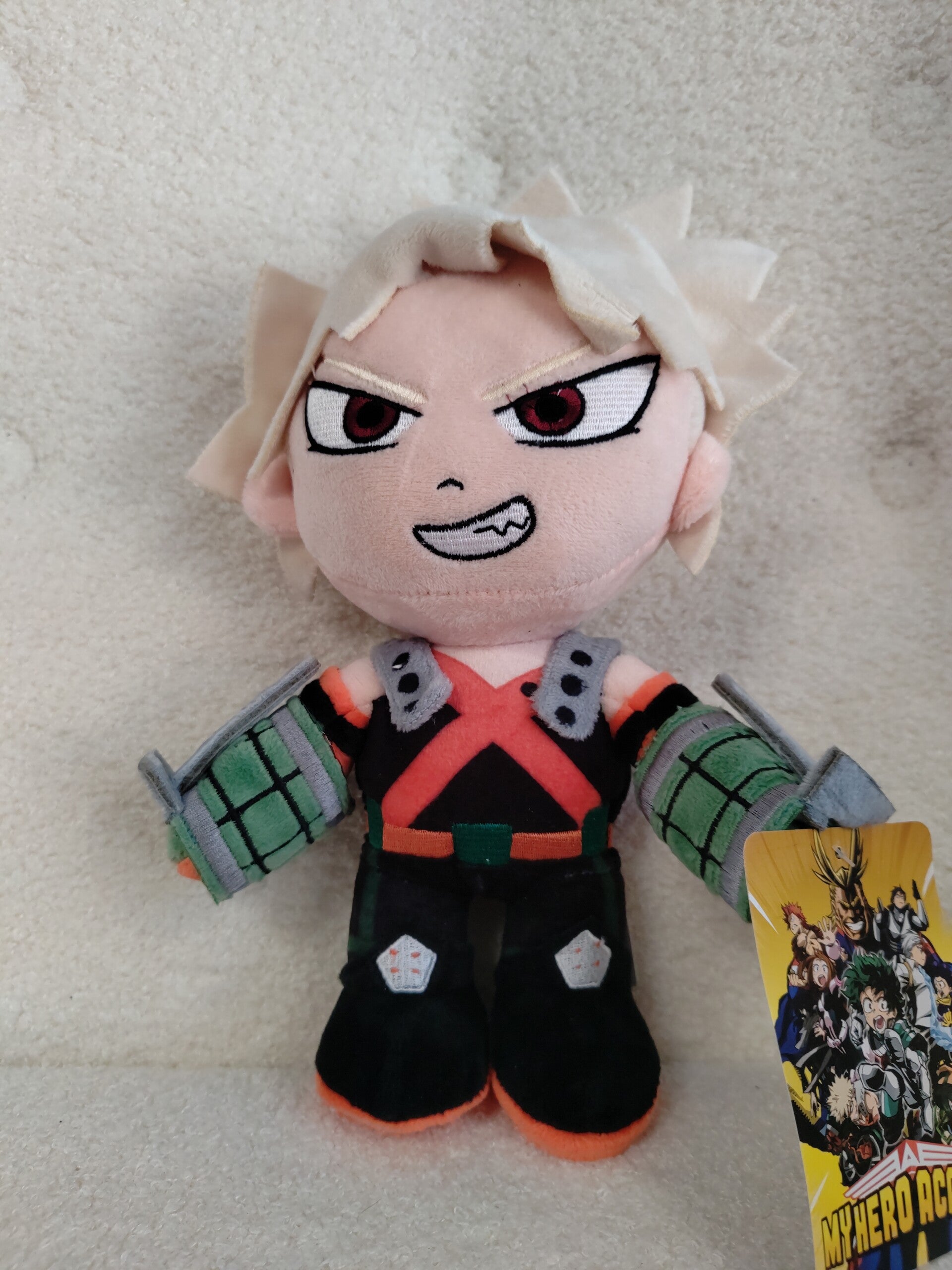 Peluche My Hero Academia Bakugo 29 cm- 21,00€ TTC Casquette Pikachu- 24,50€ TTC Stock : 2