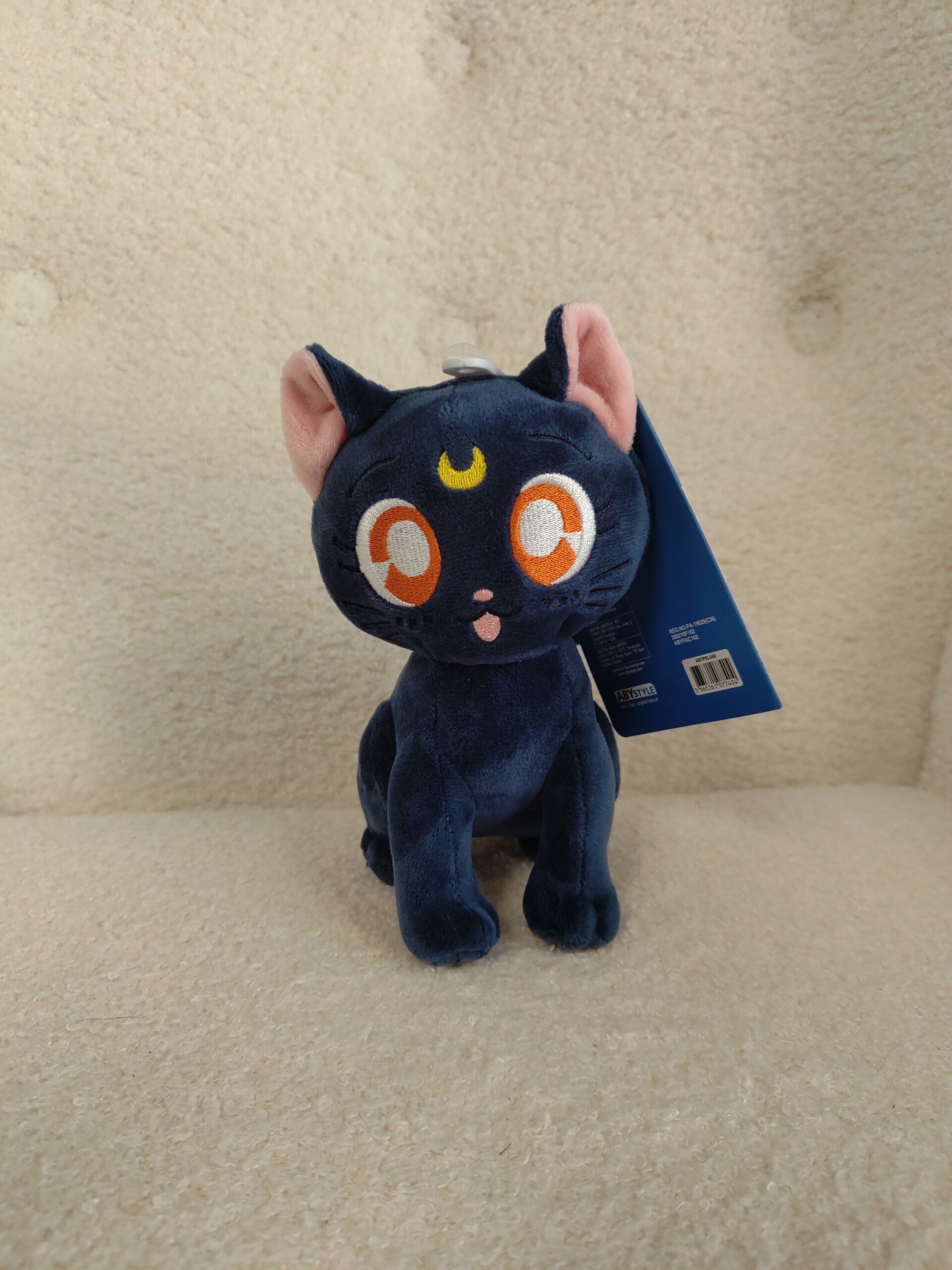 Peluche Sailor Moon Luna 15 cm- 10,00€ TTC Stock : 4