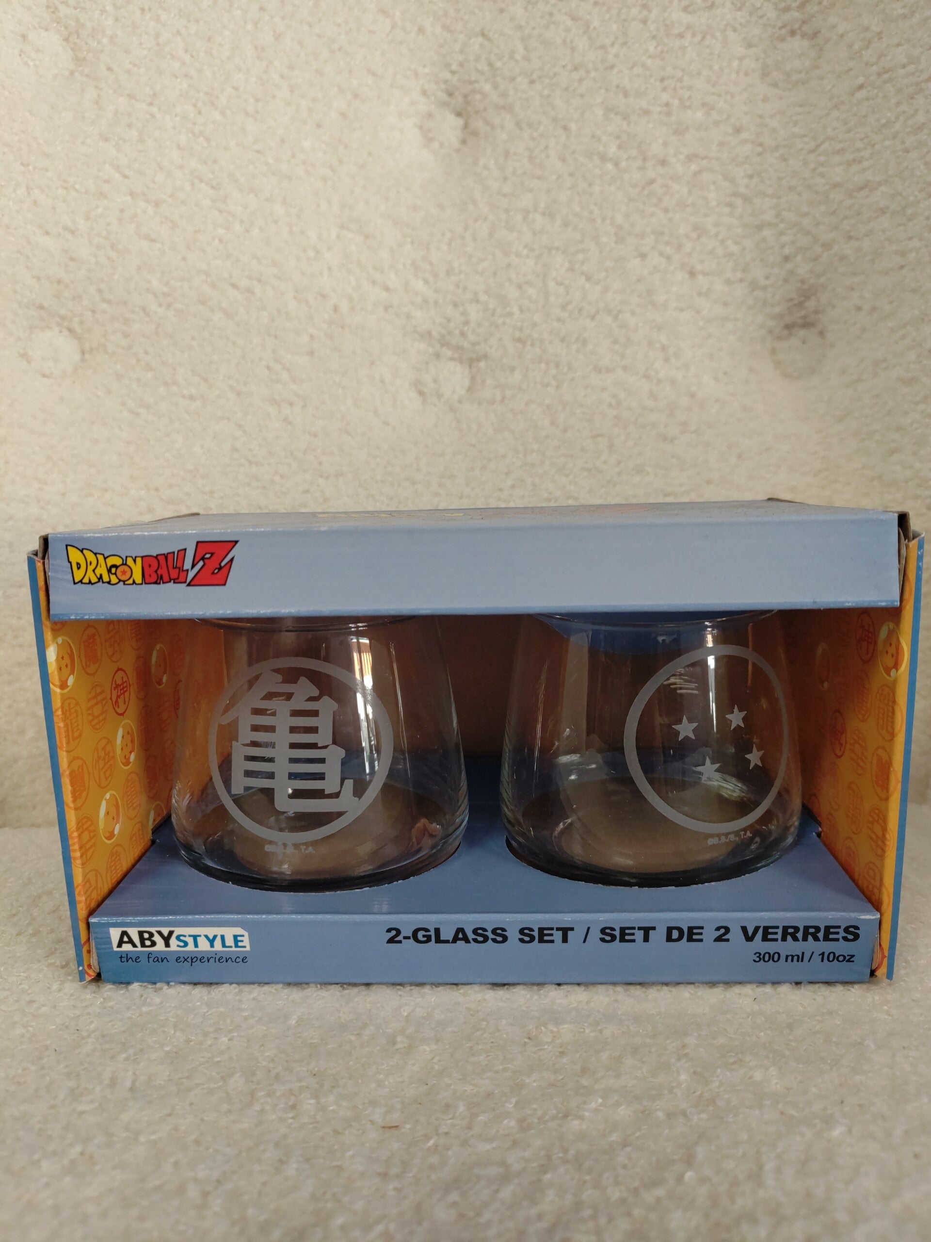 Set 2 Verres Dragon Ball Z- 17,00€ TTC Stock : 1
