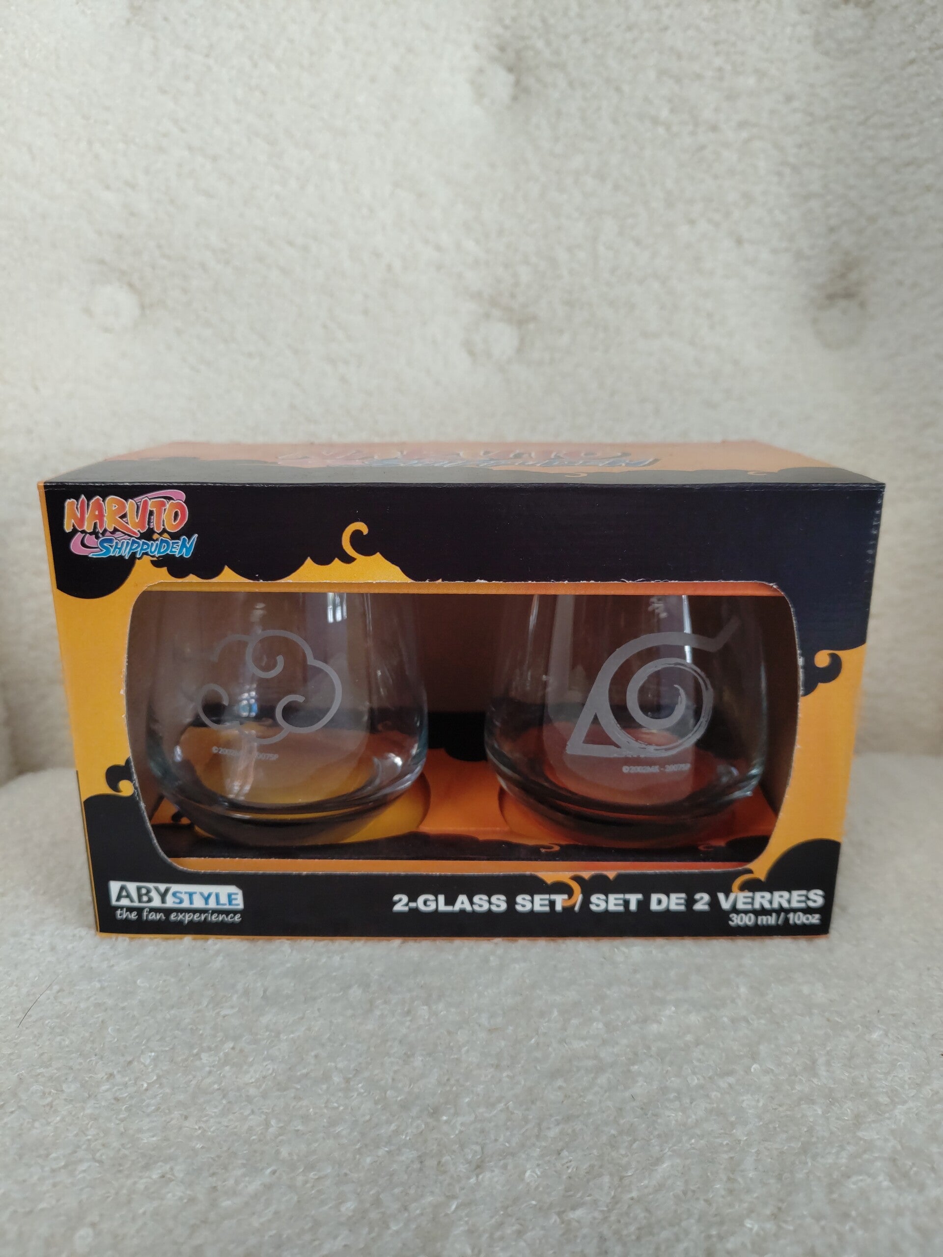 Set 2 Verres Naruto- 17,00€ TTC Stock : 1