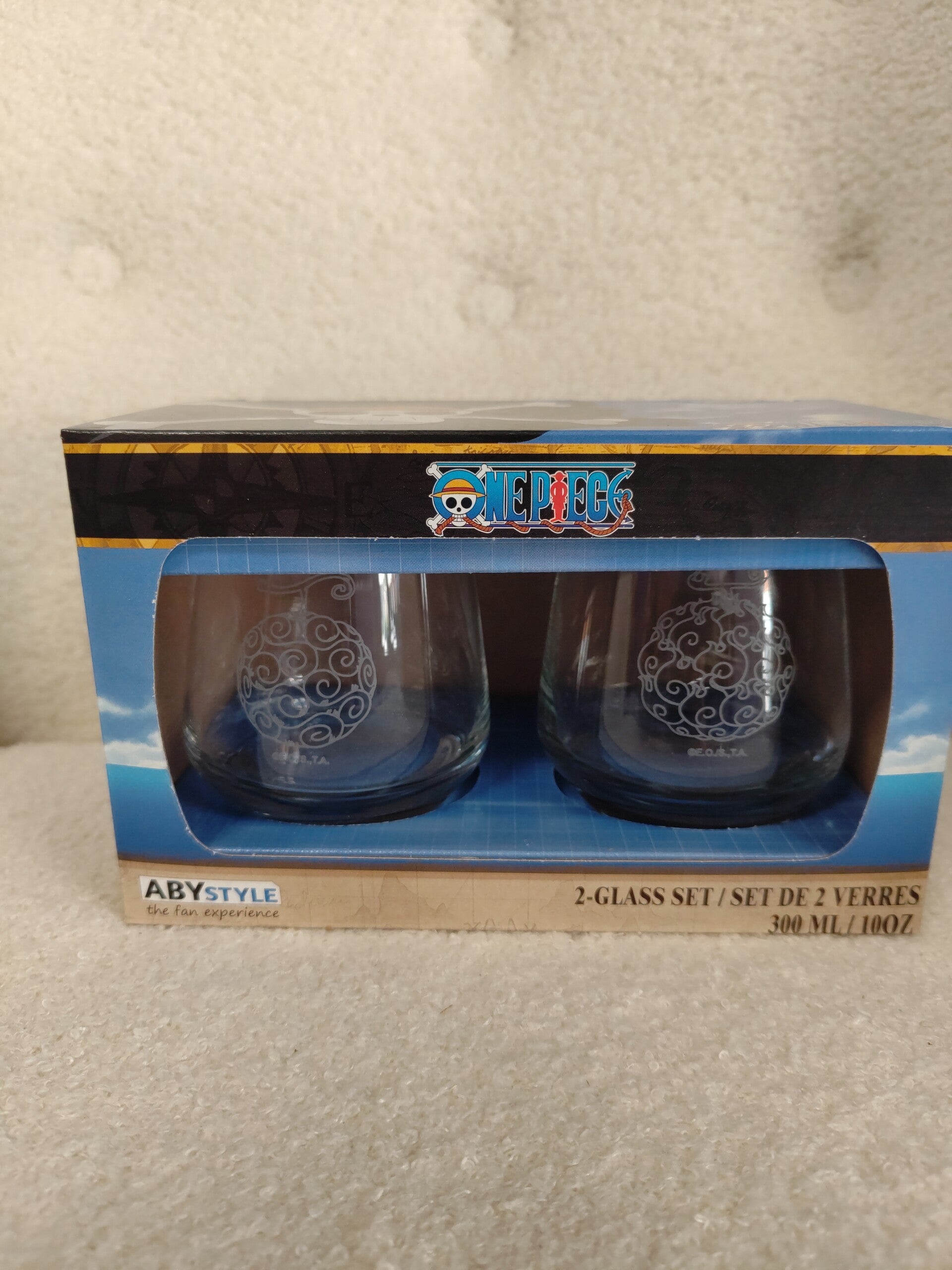 Set 2 Verres One Piece- 17,00€ TTC Stock : 2