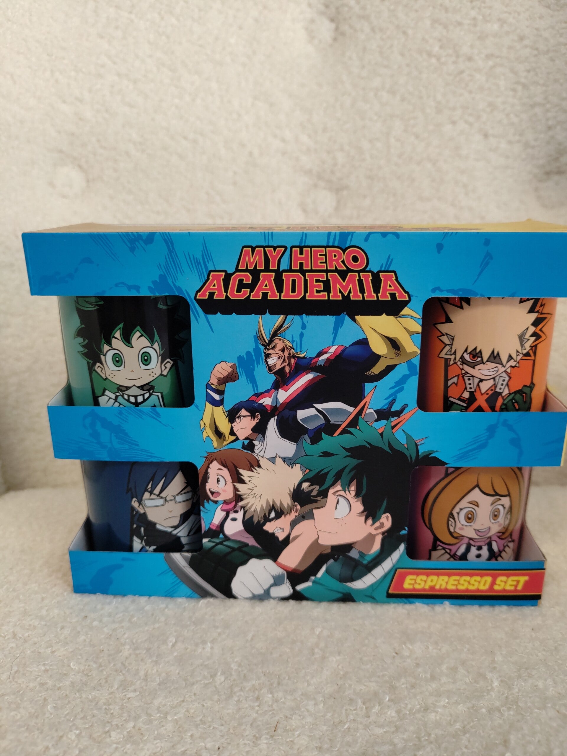 Set 4 Mugs à Expresso Chibi My Hero Academia- 17,00€ TTC  Stock : 1