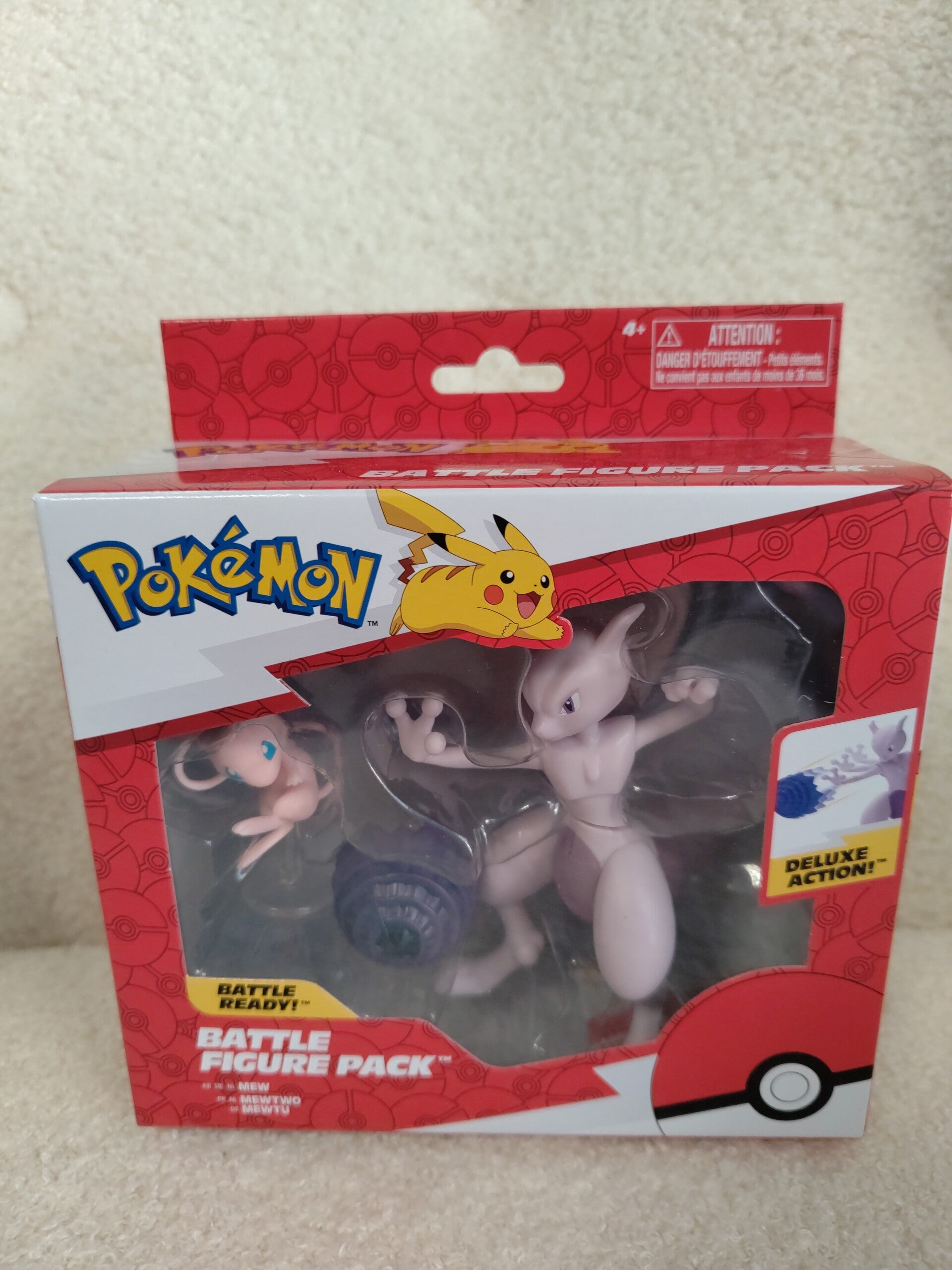 Pokemon Pack Figurine Newtwo 10 cm et Mew 5cm- 20,00€ TTC  Stock : 2