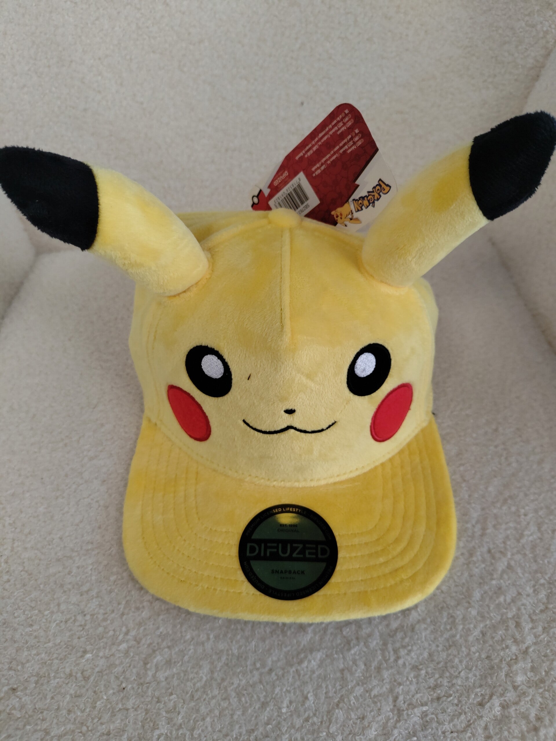 Casquette Pikachu- 24,50€ TTC Stock : 1