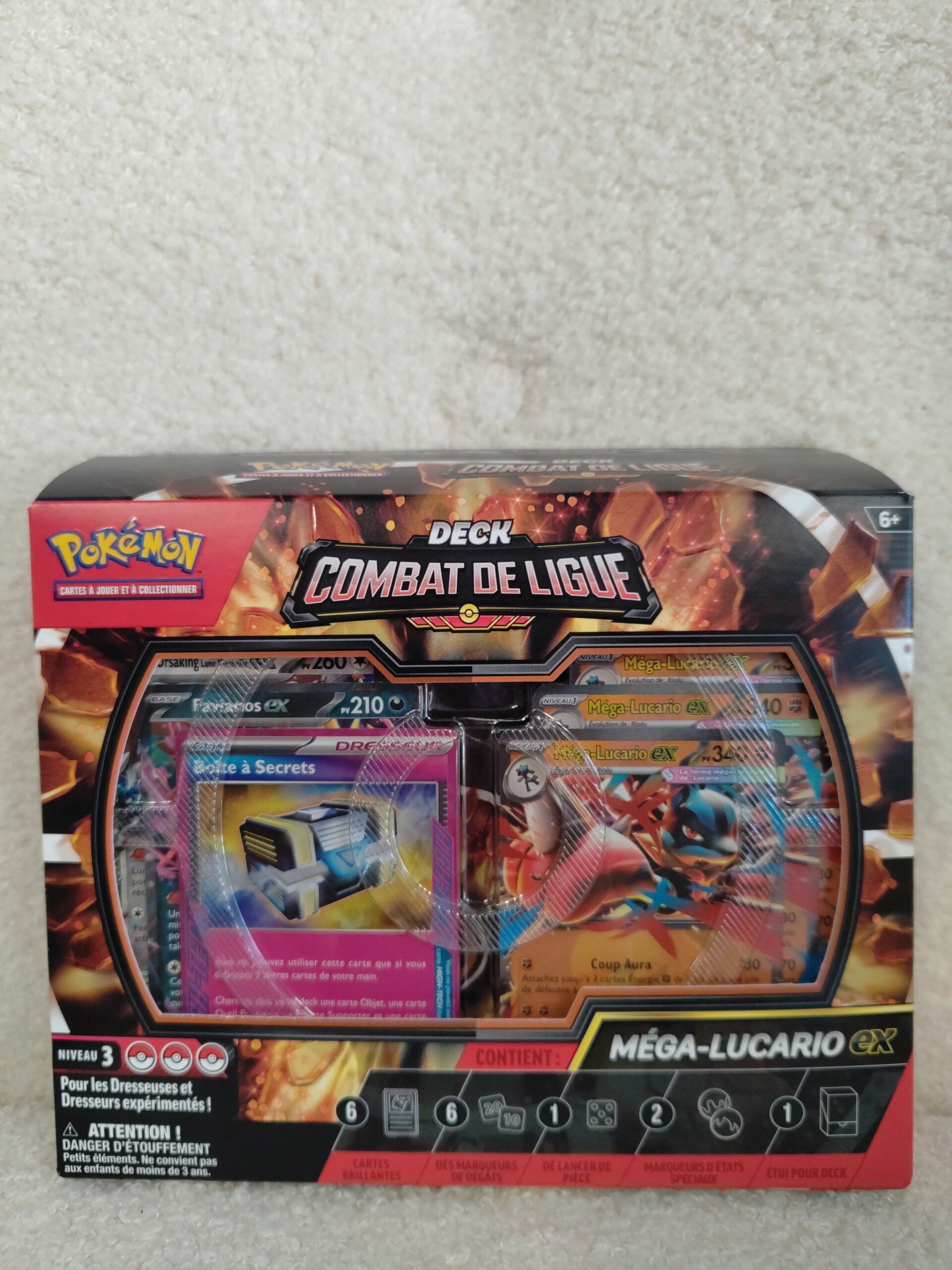 Pokemon Combat de Ligue Mega Lucario Ex- 39,00€ TTC Stock : 15
