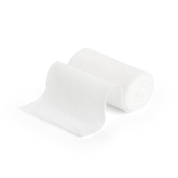 KRUUSE Fixeringsbandage, elastisk gasbinda, 4 m, 10 st