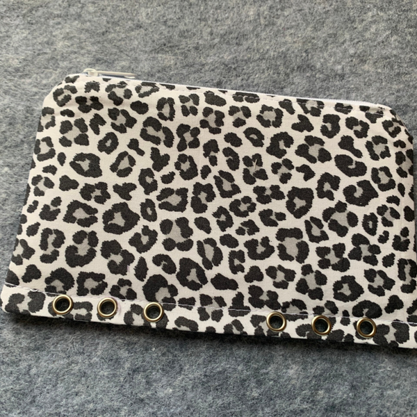 Bindertasche Leo grau [A6]