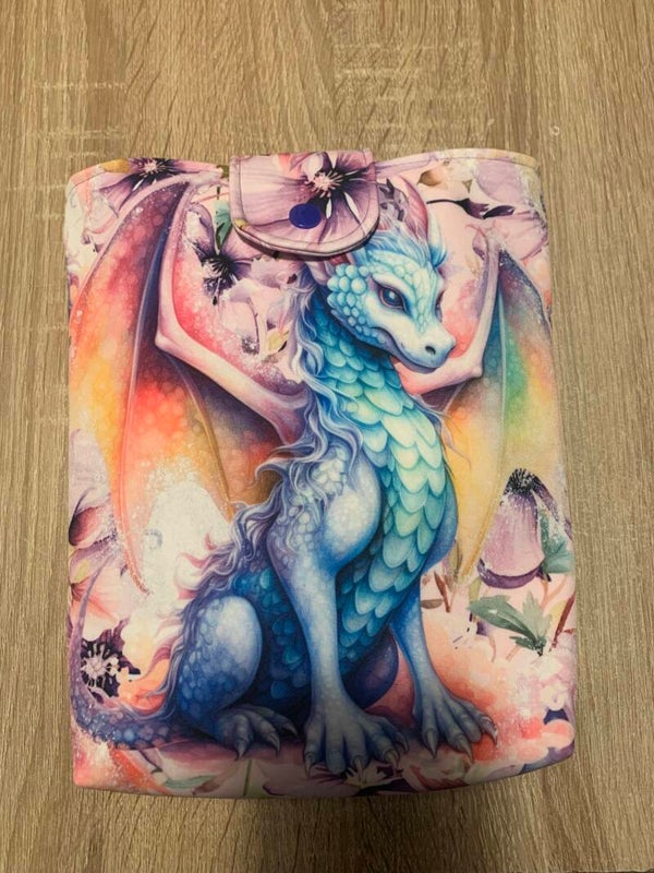 Buchtasche Drache, mit Verschluß