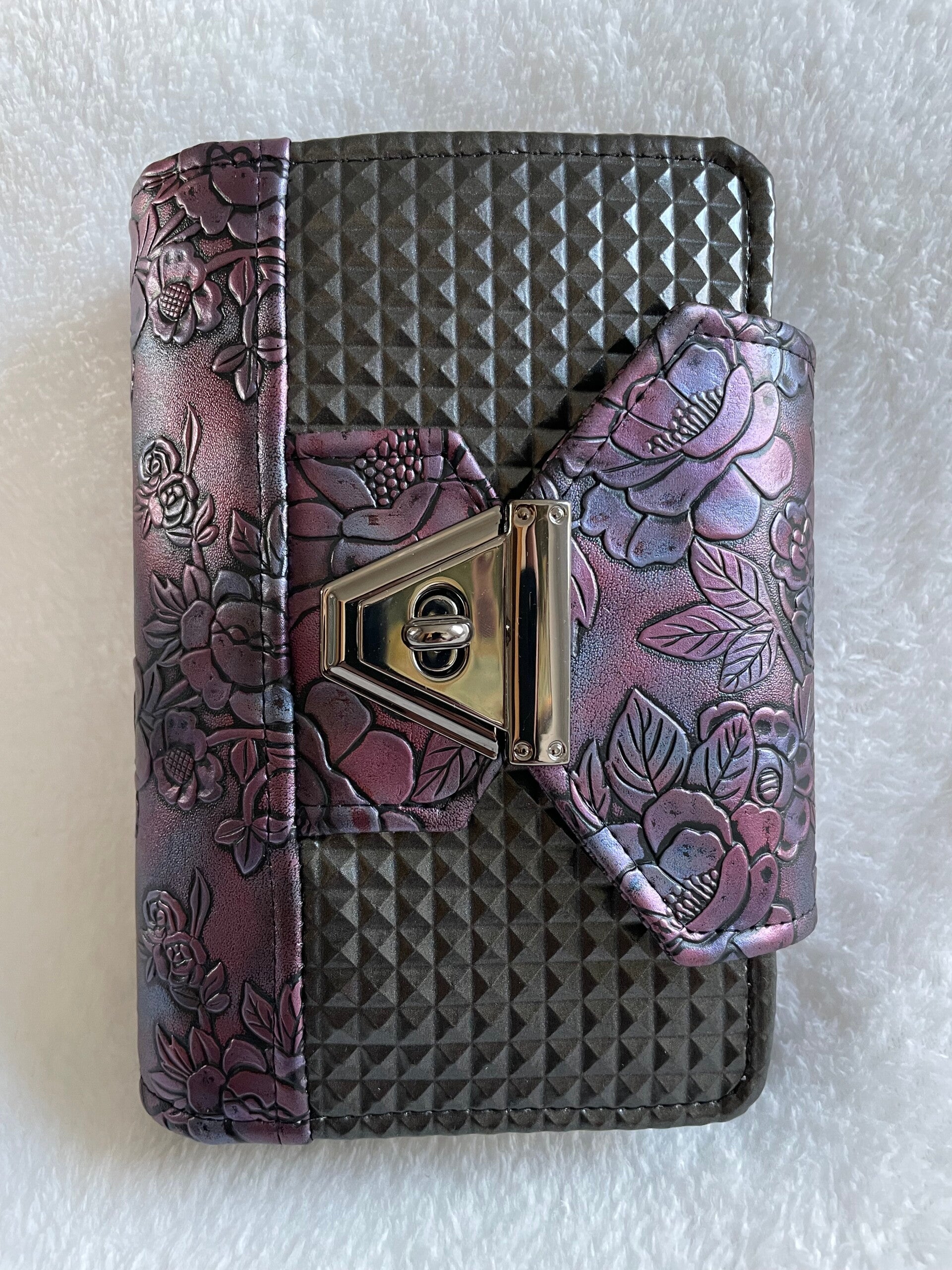 Binder Blumen geprägt [A6]