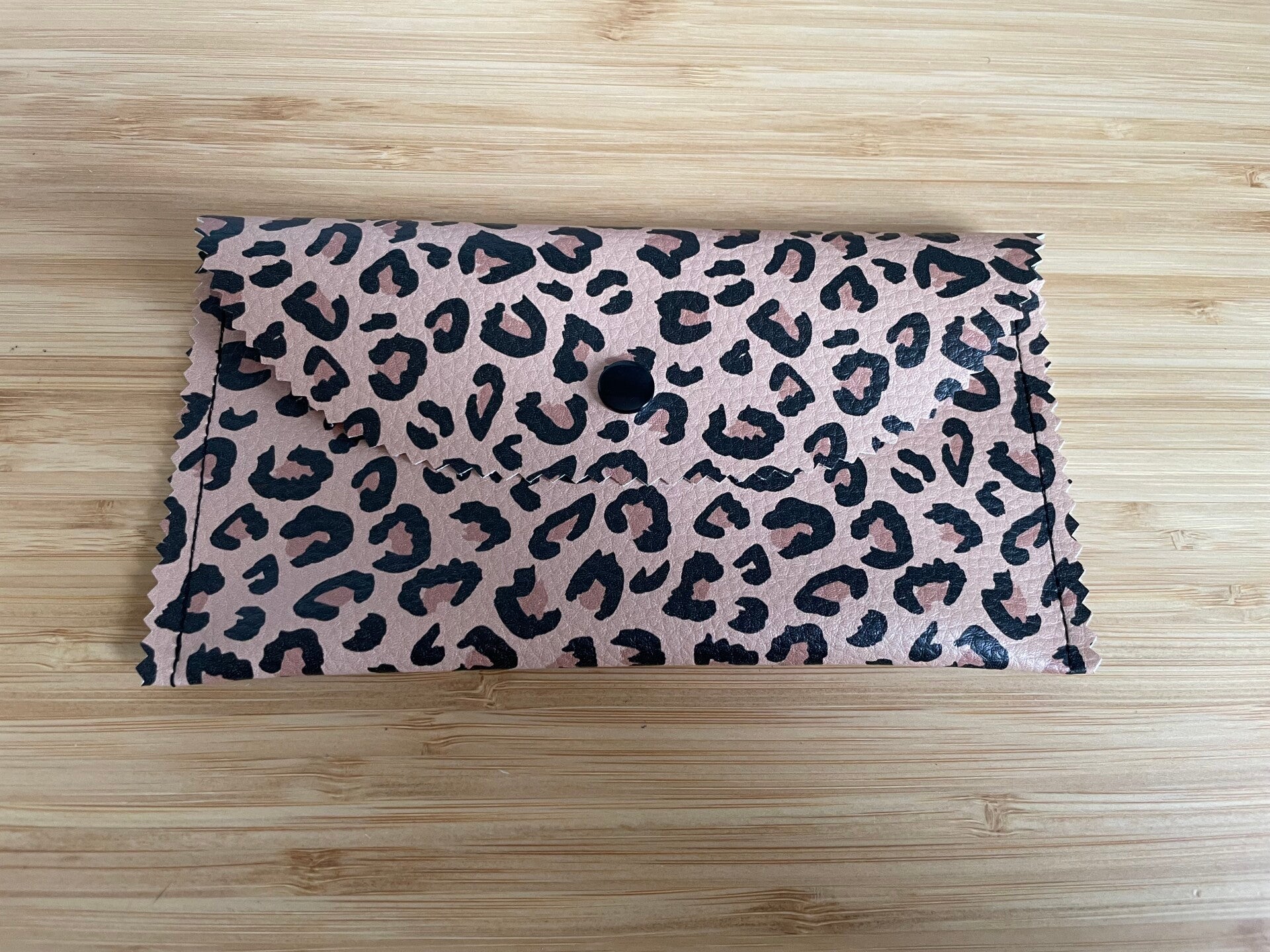 Aufbewahrungstasche, Geldtasche Leo braun, mit Druckverschluß