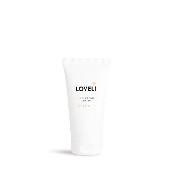 Loveli Sun Cream SPF 30Coconut Travel Size 50 ml