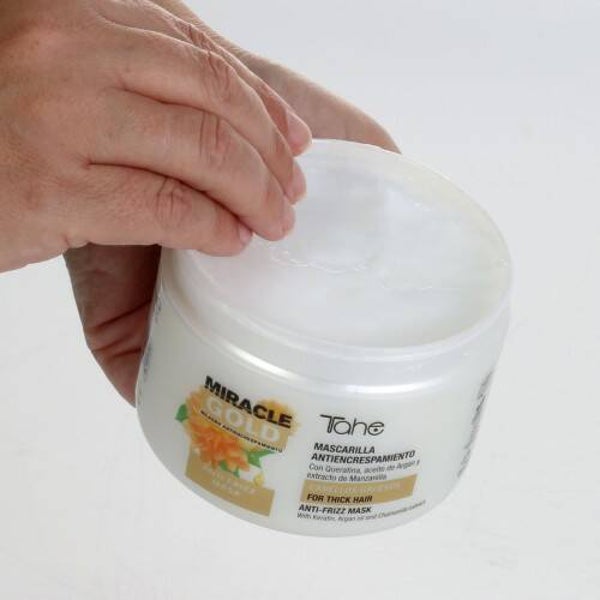 Miracle Gold Anti-Frizz Masker 300 ml (fijn haar)