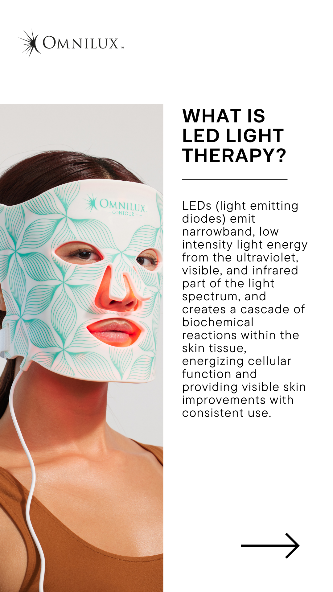 Omnilux LED masker - Contour Anti-Aging | Huidkliniek Friesland