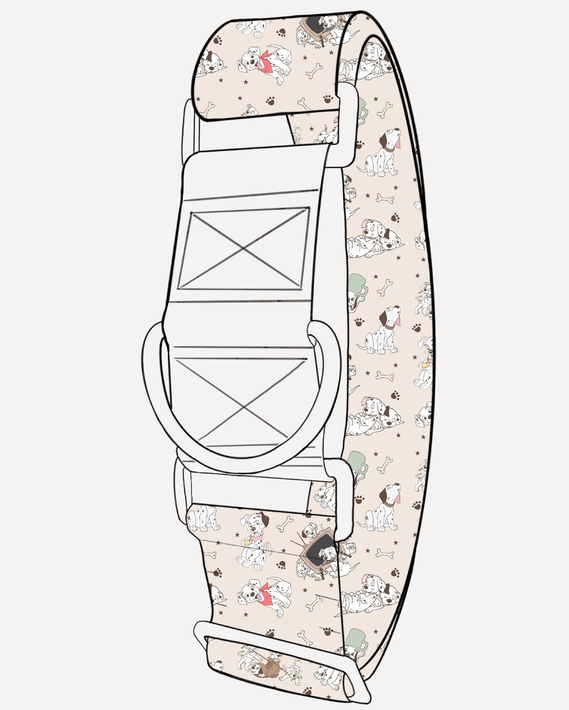 Martingale Halsband Dalmatiner 101