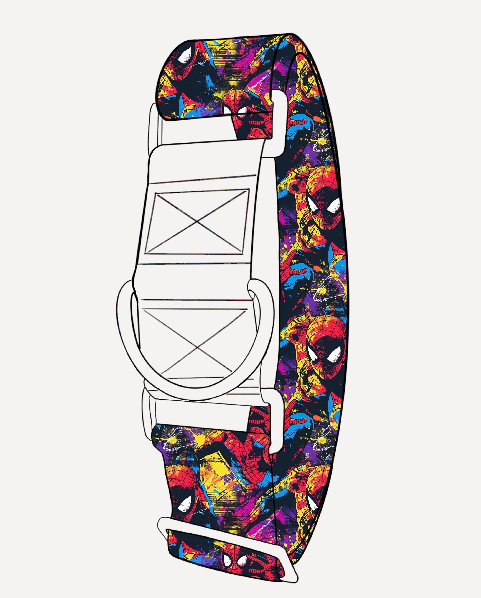 Martingale Halsband SPIDERMAN