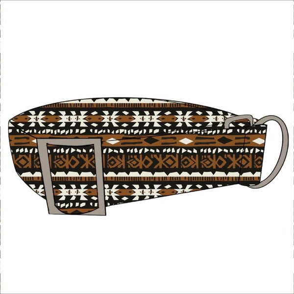 Zugstopp Halsband Stoff AFRIKA