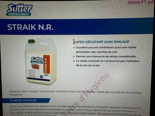 SUPER DECAPANT SOL STRAIK N.R
