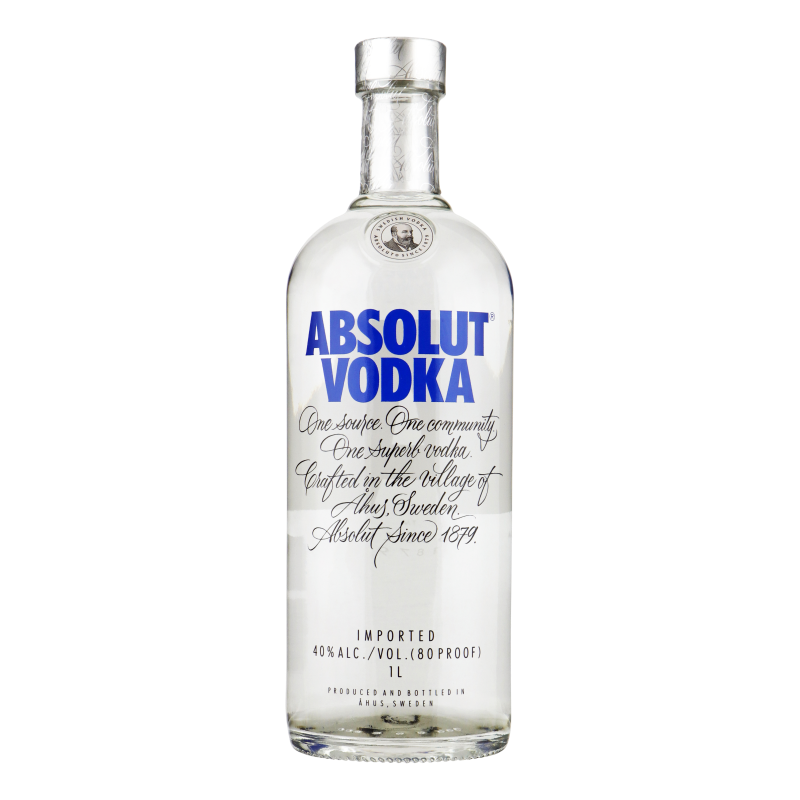 ABSOLUT vodka blue 40% 100cl