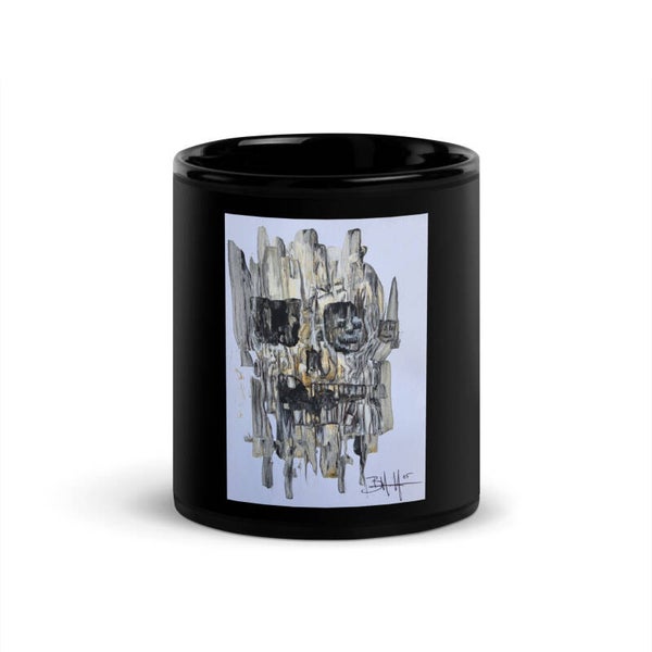 Sketch #5 Black Glossy Mug