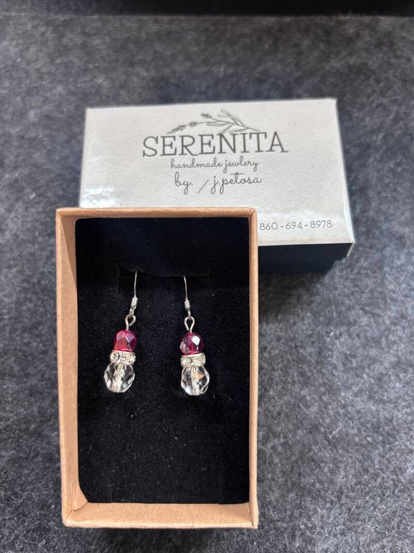 "snowman" earrings