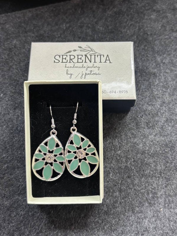 Flower earrings