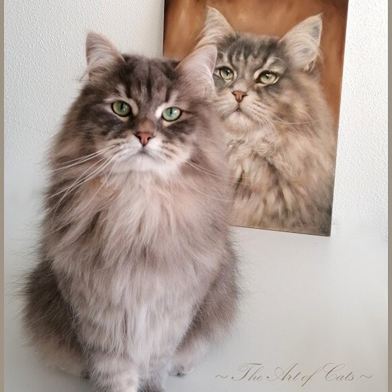 Yamir Moguta with Portrait