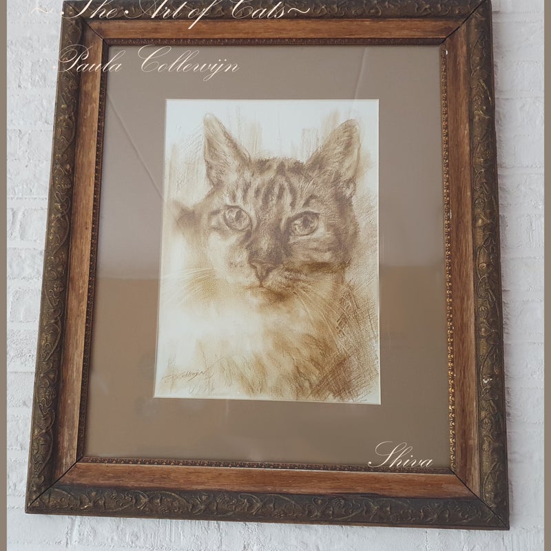 Shiva - sepia - framed