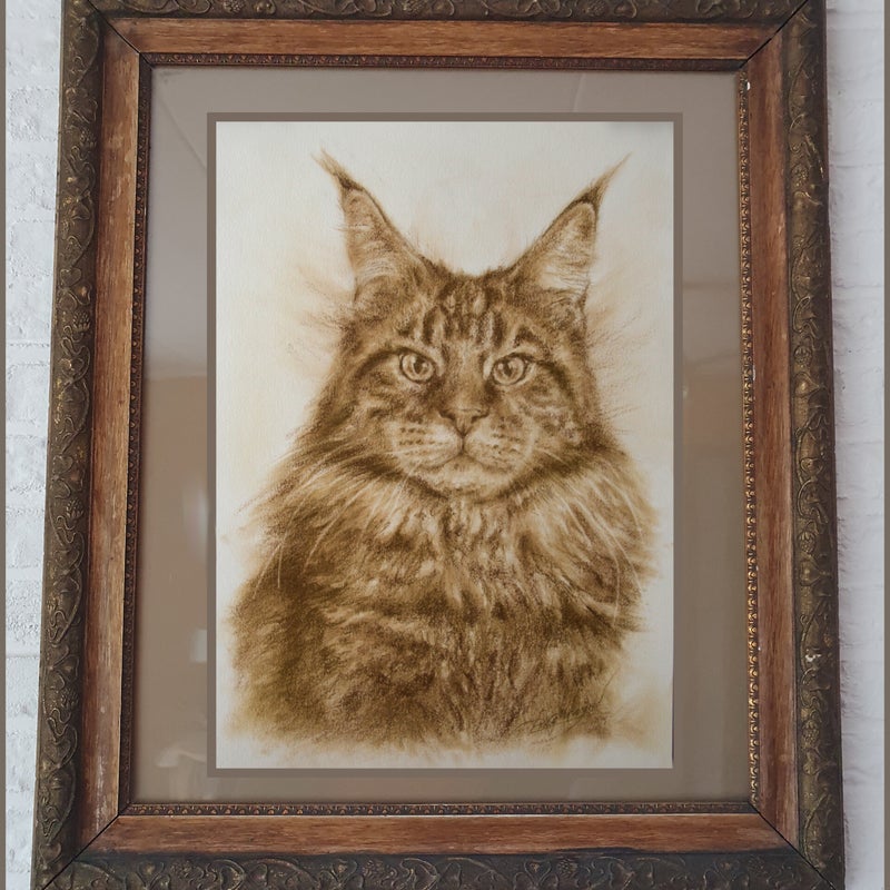 Vivaldi - CH Gipsy Bellamoondo - sepia - framed