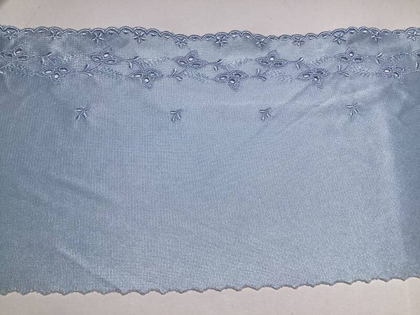 Baby blue embroidered simplex 2
