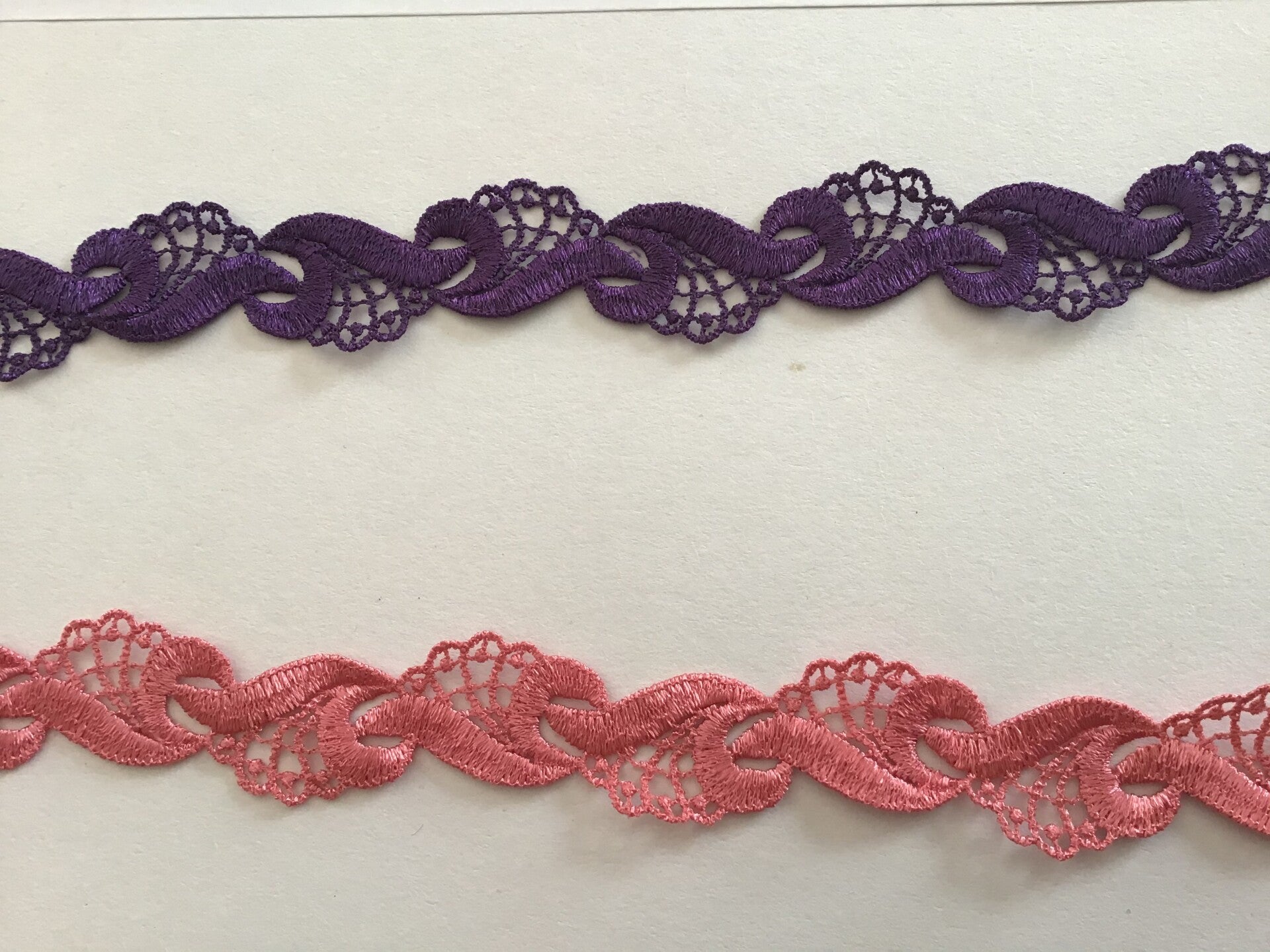 Swiss floral embroidery