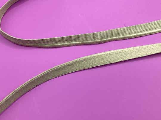 10mm plush beige elastic