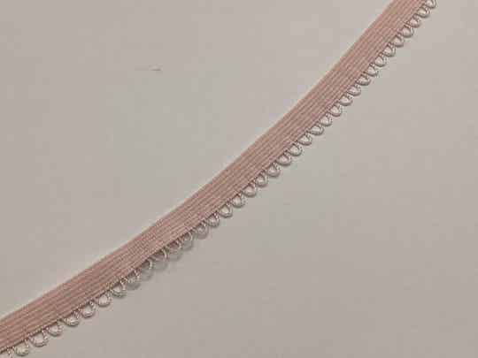 10mm barely pink loop edge elastic
