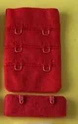 35mm Red 2x3 hook and eye