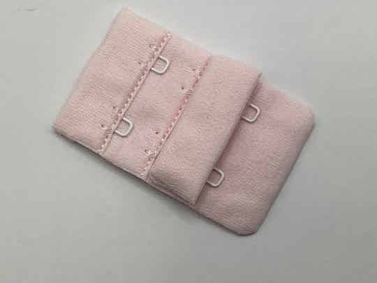35mm baby pink hook and eye 2x3