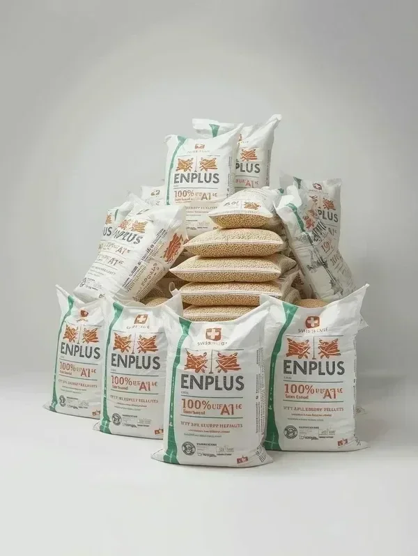 1 BANCALE da 70 SACCHI Pellet Swiss Flug ENplus A1 – 70 Sacchi da 15 kg – 100% Abete Puro