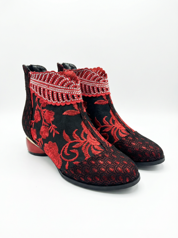 Red Bling Boots