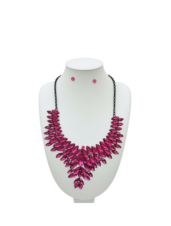 Pink Necklace Set