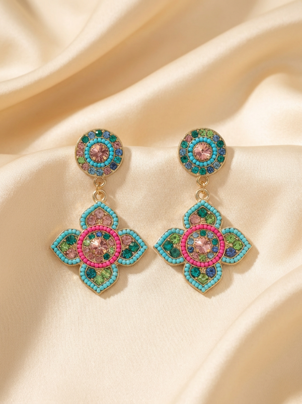 Carnival Bloom Luxe Statement Earrings