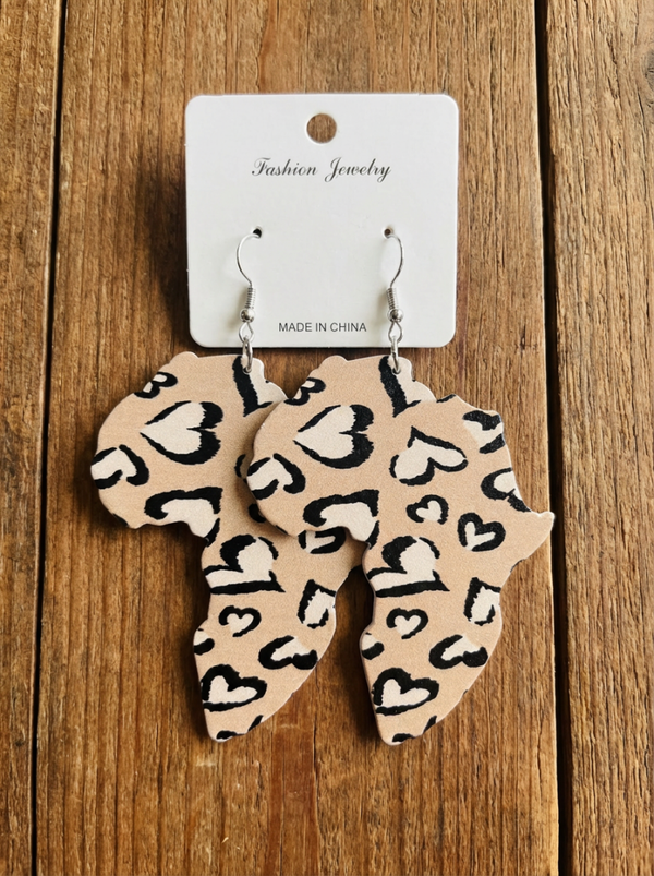 Heart of Africa Statement Earrings