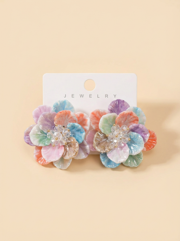 Pastel Garden Bloom Earrings