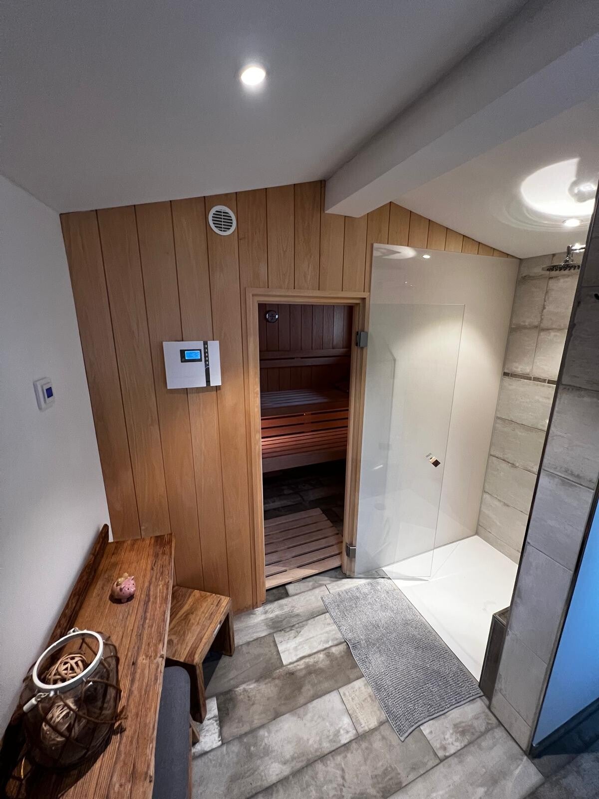 exklusive Sauna im Gartenhaus zur Alleinnutzung (gegen Gebühr)