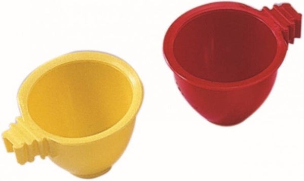 eivoer bakje klein transparant