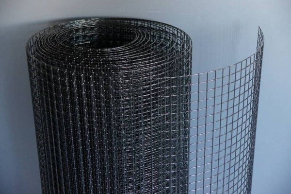 Extra kosten standaard paneel met zwart gecoat gaas.